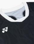 Yonex 10634EX Men's Crew Neck Shirt [Black]