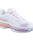 Babolat Jet Tere 2 Premium All Court Women Tennis Shoes [White/Sunset]