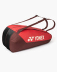Yonex 2026 Team 6-Pack Racquet Bag [Ruby Red]