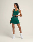 Wilson Midtown Tennis Skirt [Field Green]