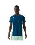 Yonex 10632EX Men's Crew Neck Shirt [Ink Blue]
