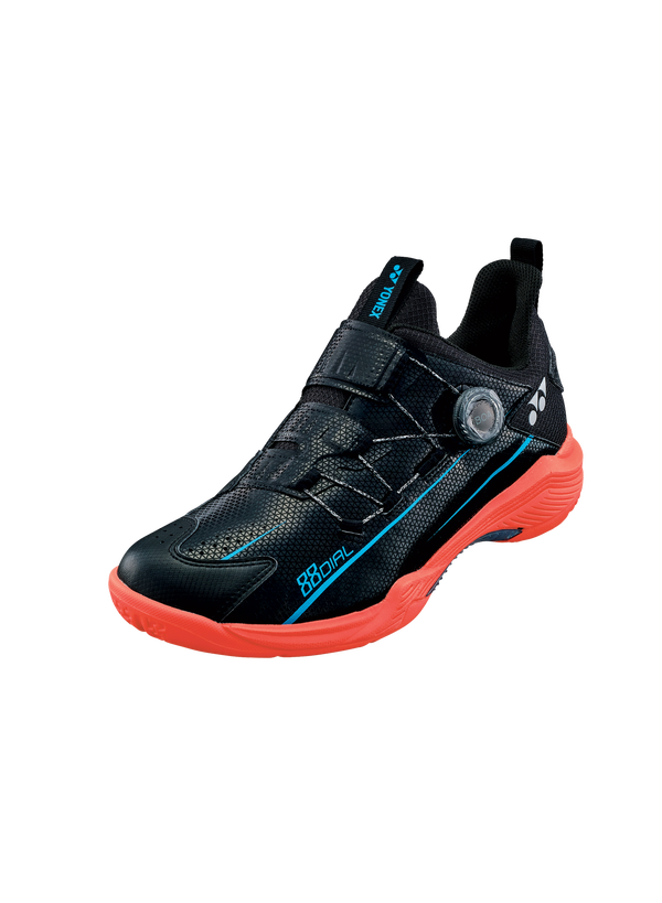 Yonex Power Cushion 88 Dial Unisex Badminton Shoes [Black/Red] *CLEARANCE*